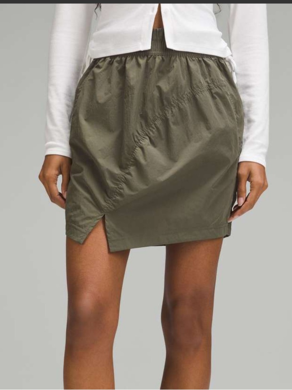 lululemon athletica Olive Green Active Skirt